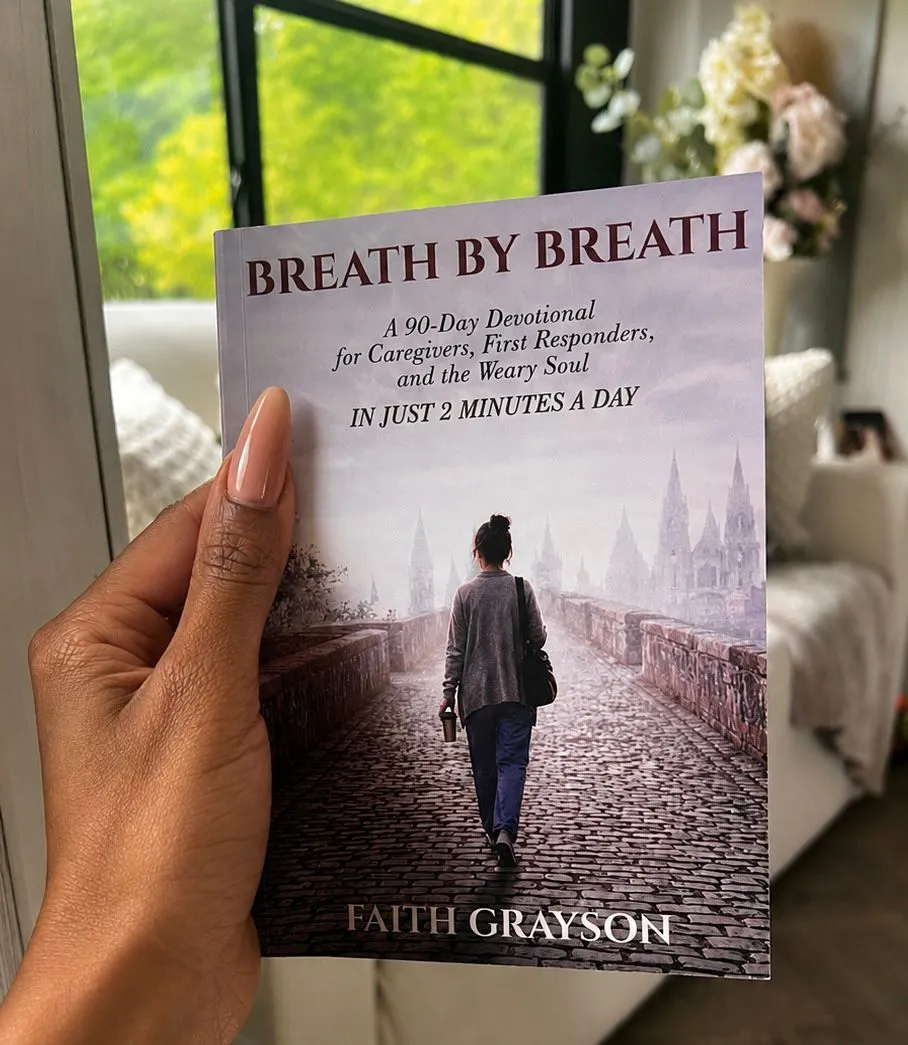 Breath by Breath book held in hand