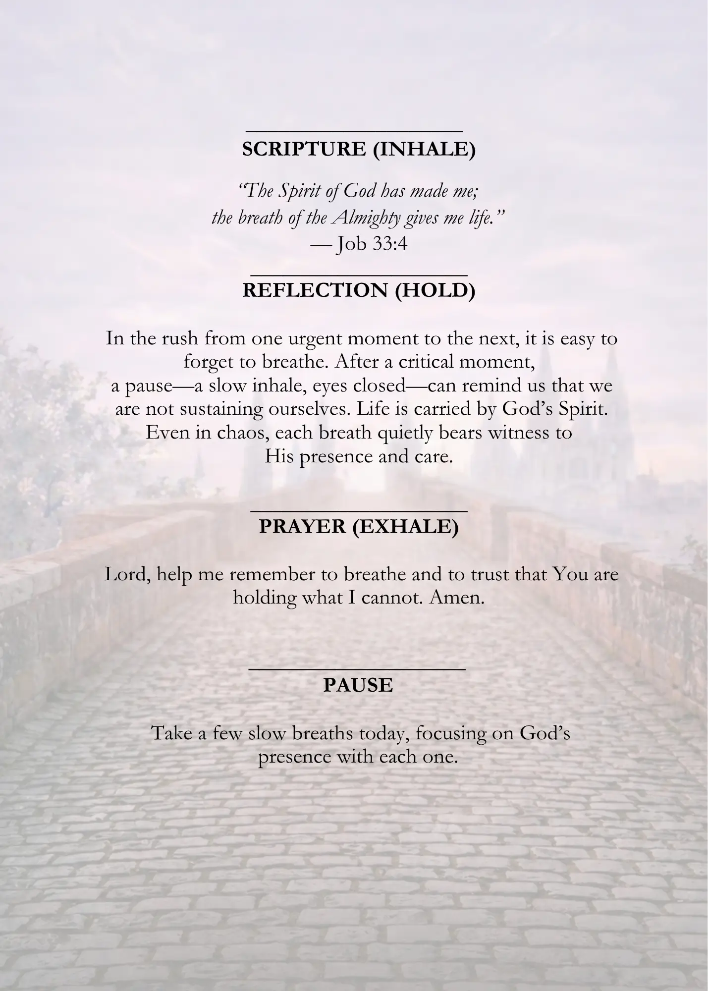 Breathe with God App Preview